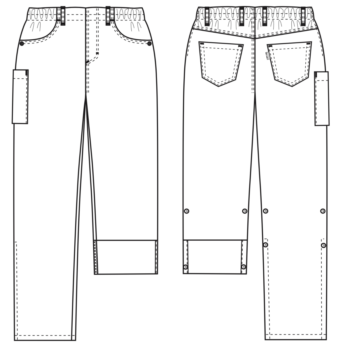 牛仔裤，套穿式，82 厘米 - 245 克/平方米，超酷