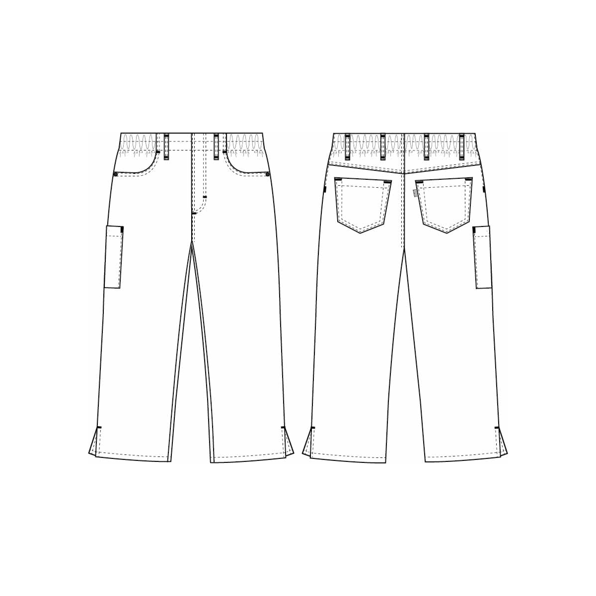 套穿式七分牛仔裤，超酷