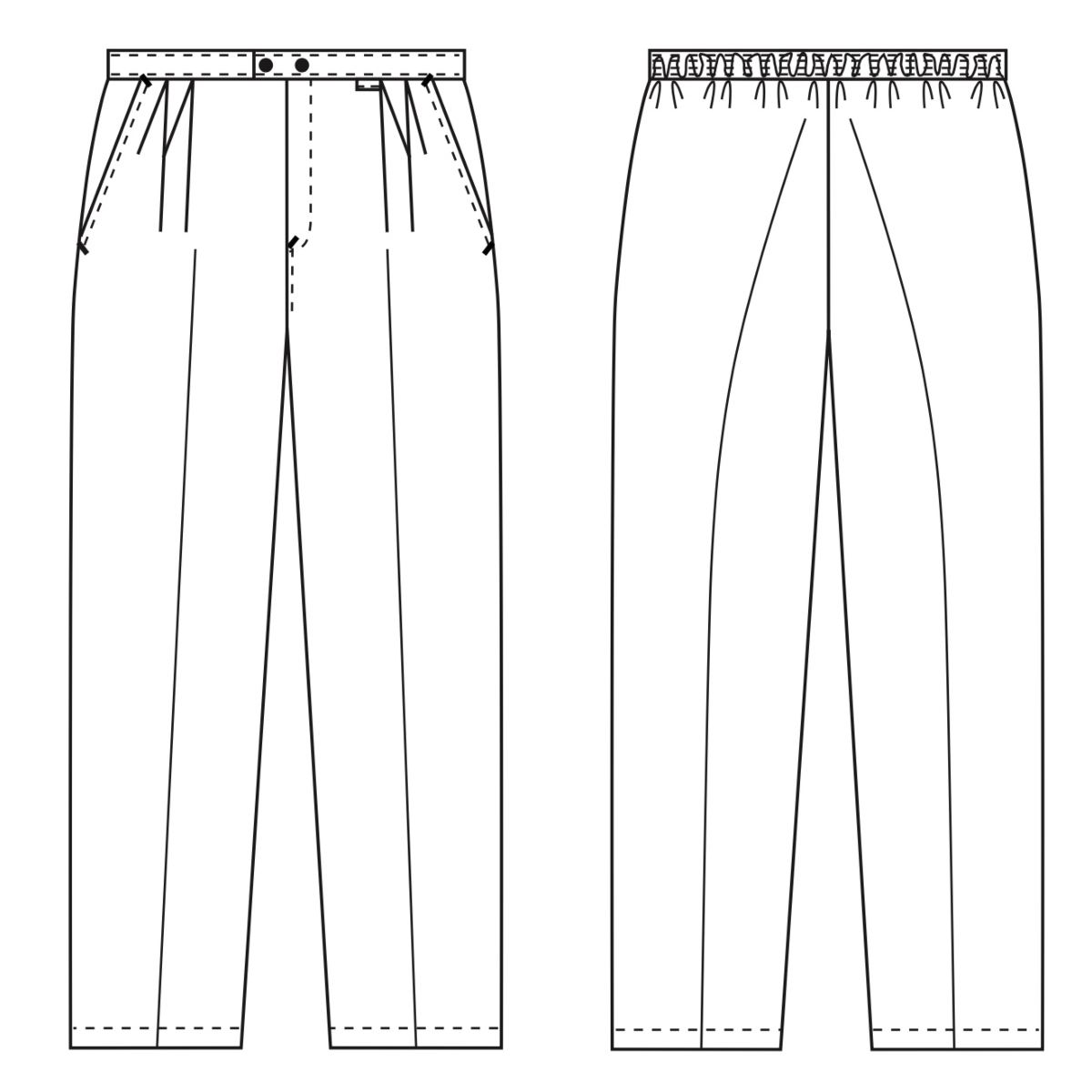 裤子，从内而外