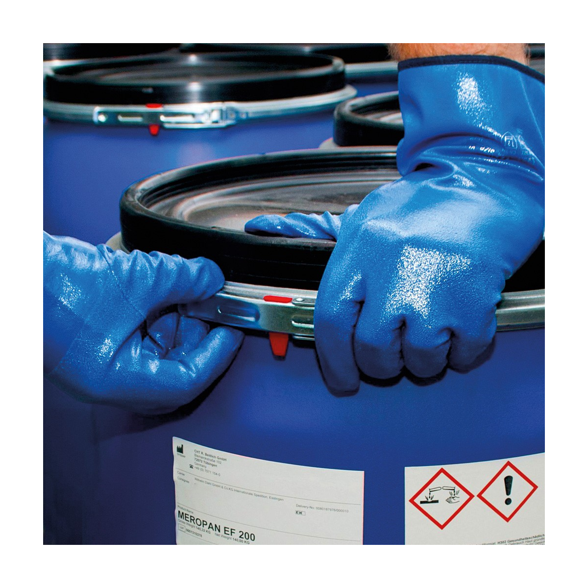 腈纶耐化学冬季手套 Chemstar®，5 双