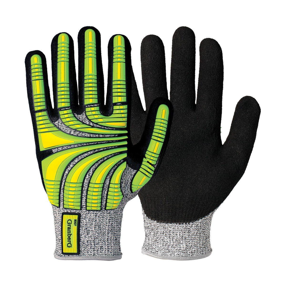耐切割冲击 Hi-Viz™ 防护手套，6 双