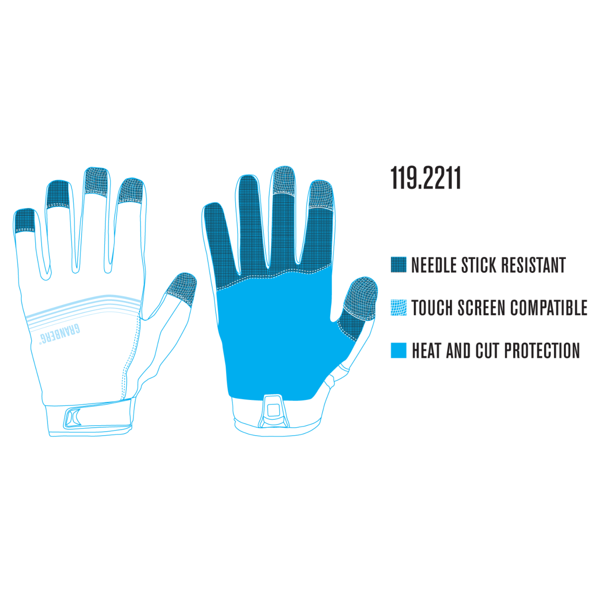 战术防针手套,6 双