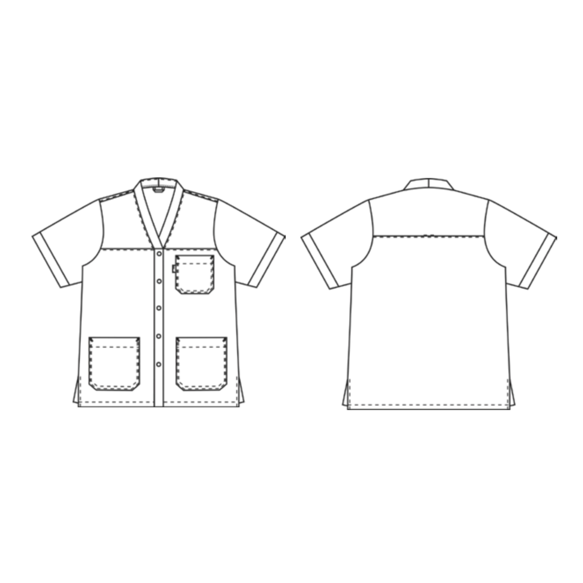 内里为棉质的束腰外衣，浅绿色