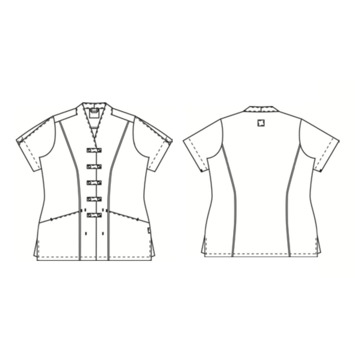 女式弹力束腰外衣，健康