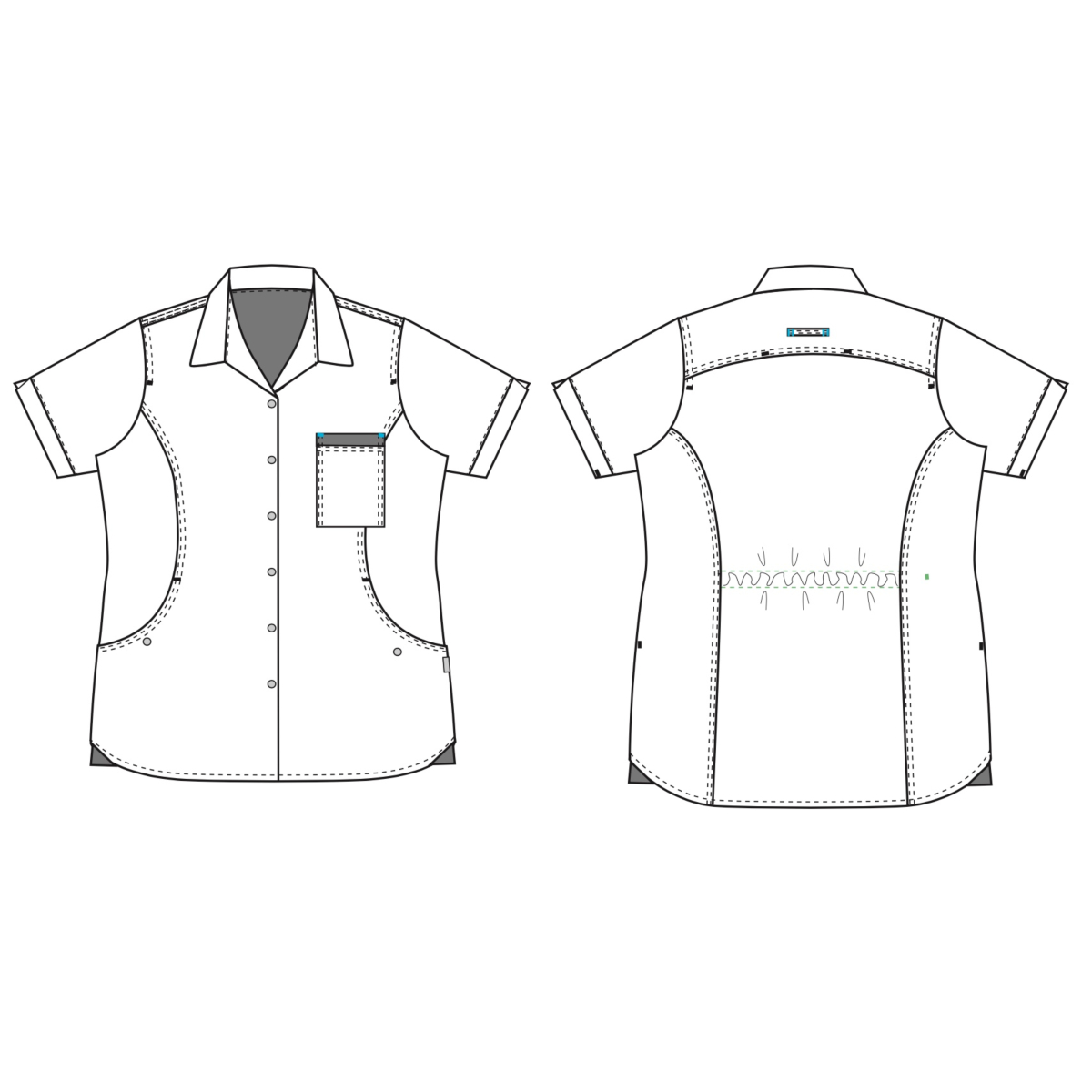 优雅时尚的束腰外衣，CROSS