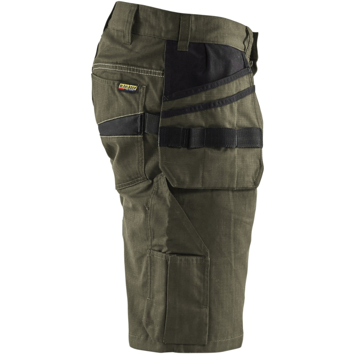 带钉袋的工作短裤