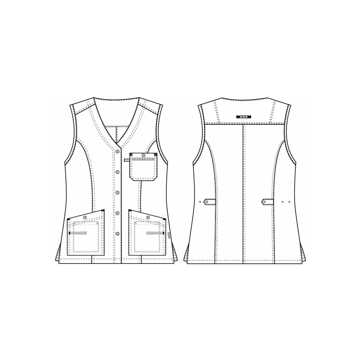 女士背心，超酷