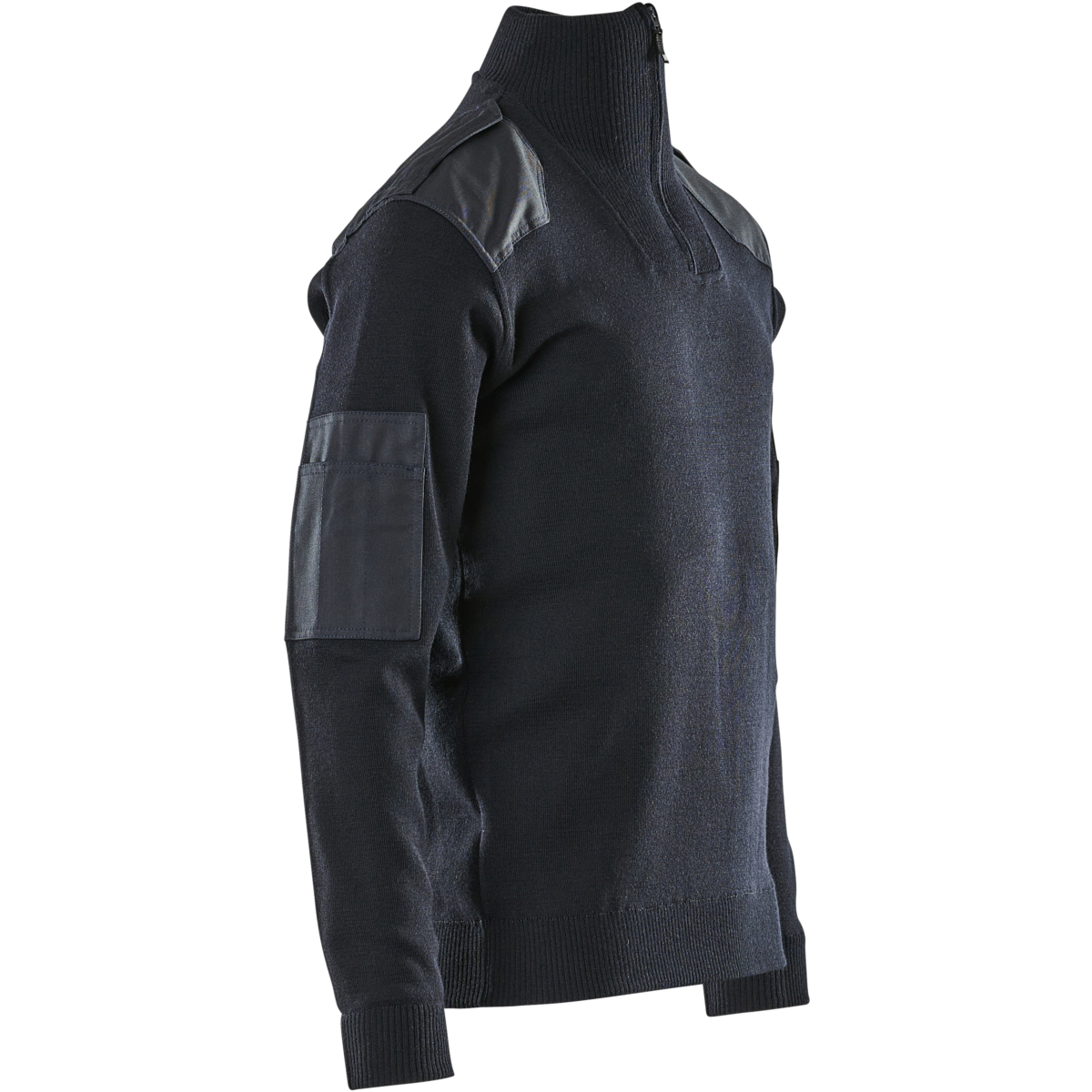 半拉链针织套衫