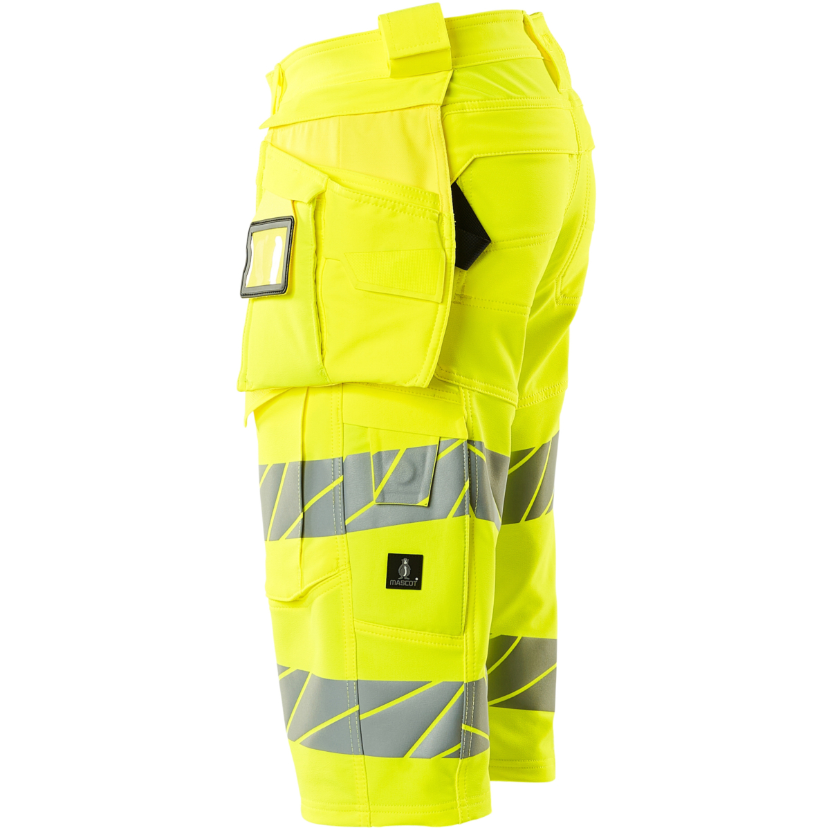 长款短裤，带枪套口袋