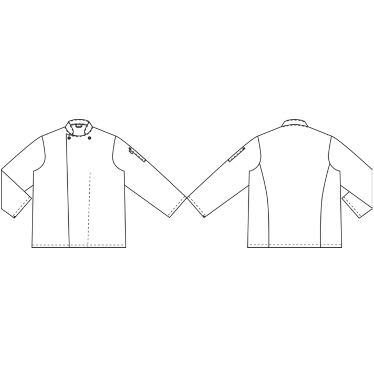 男女通用厨师夹克，品味