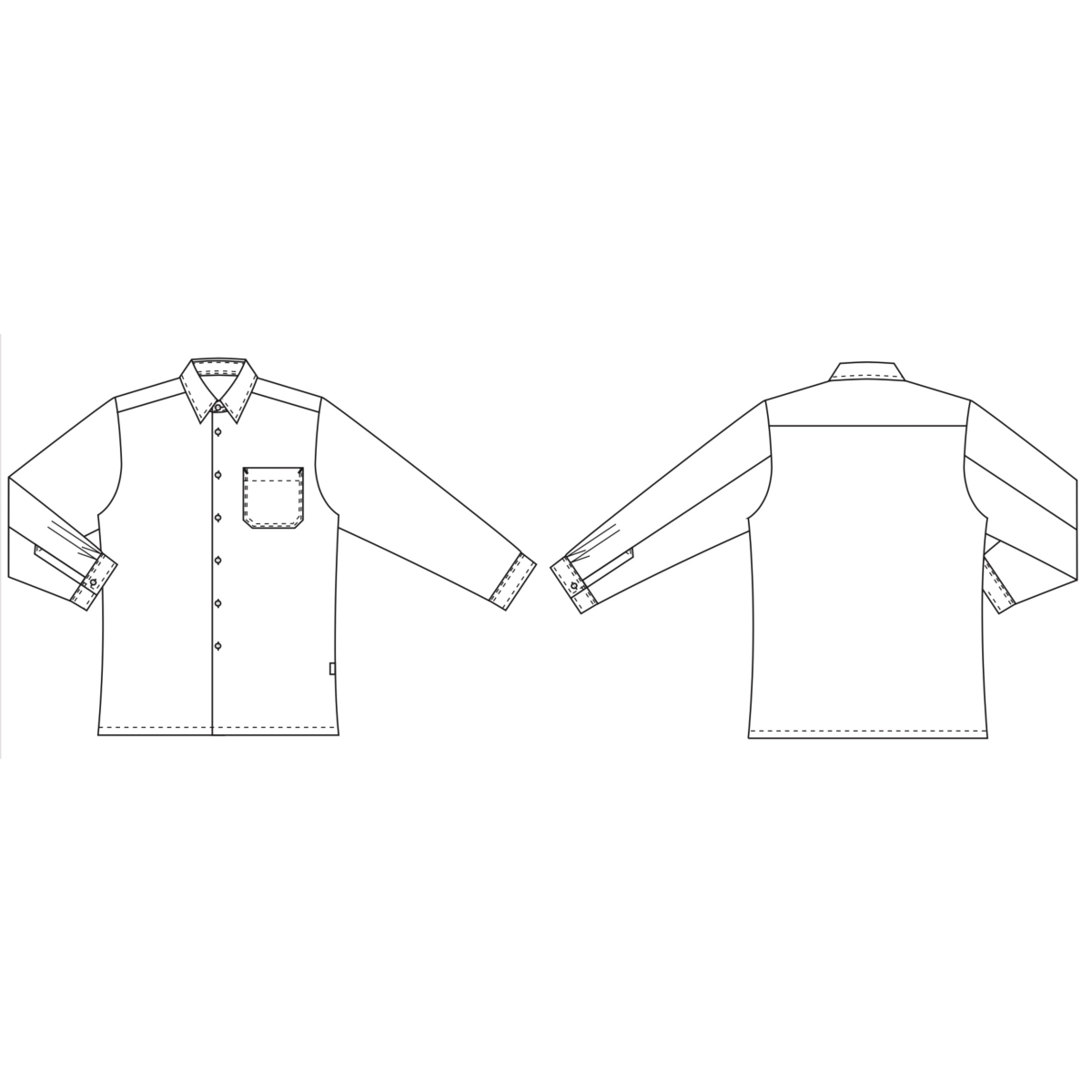 男式衬衫，性能