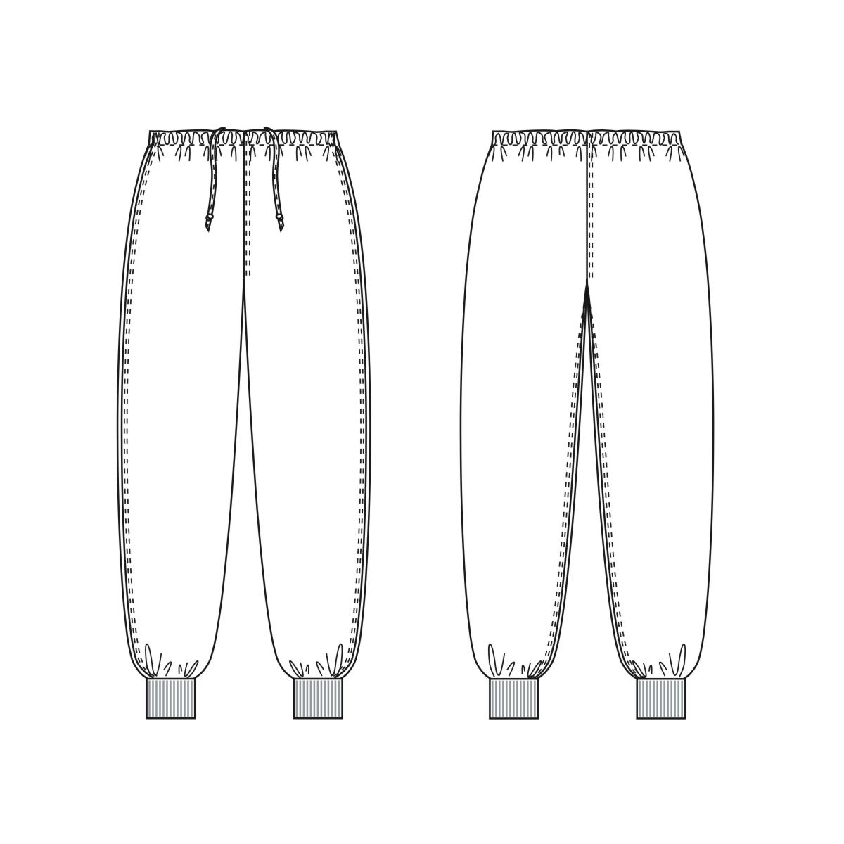 男女通用裤子，微型运动