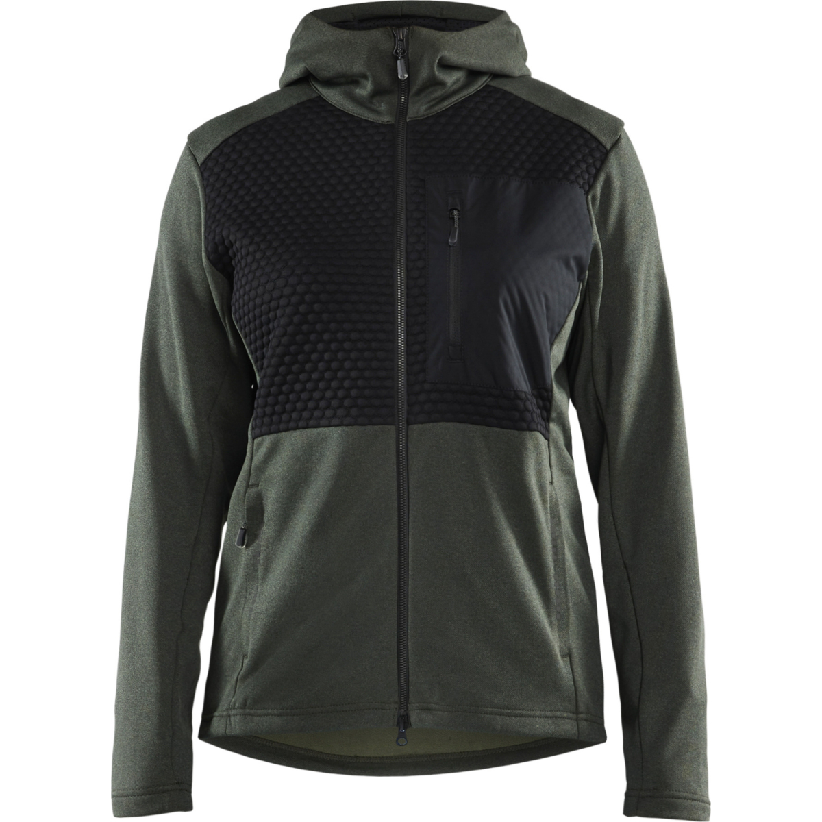 3542 女士连帽衫，全长拉链