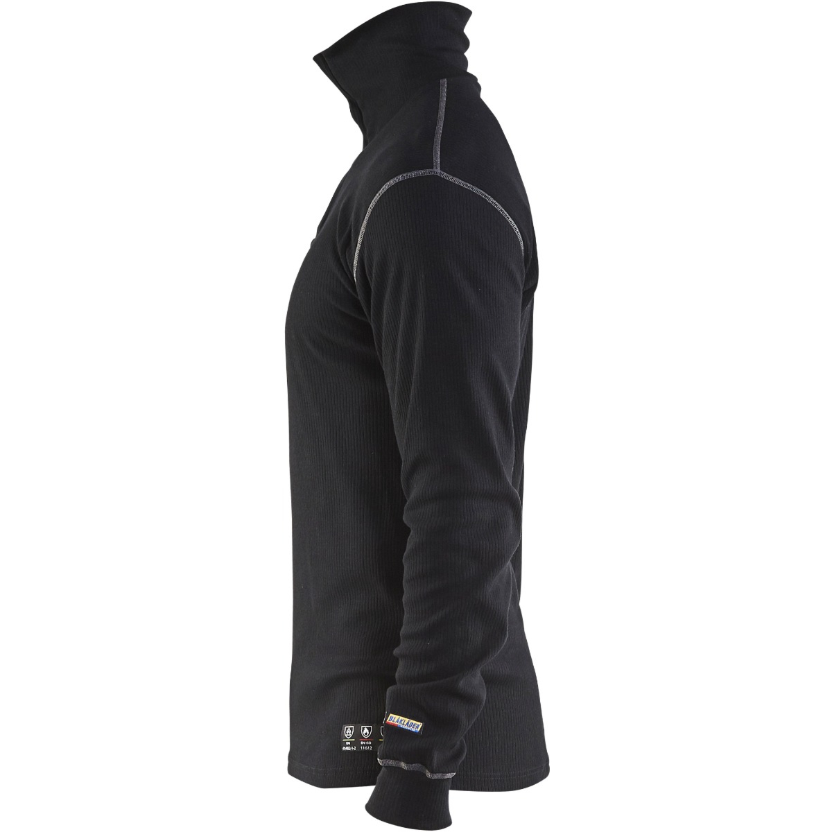 阻燃内衣上半拉链