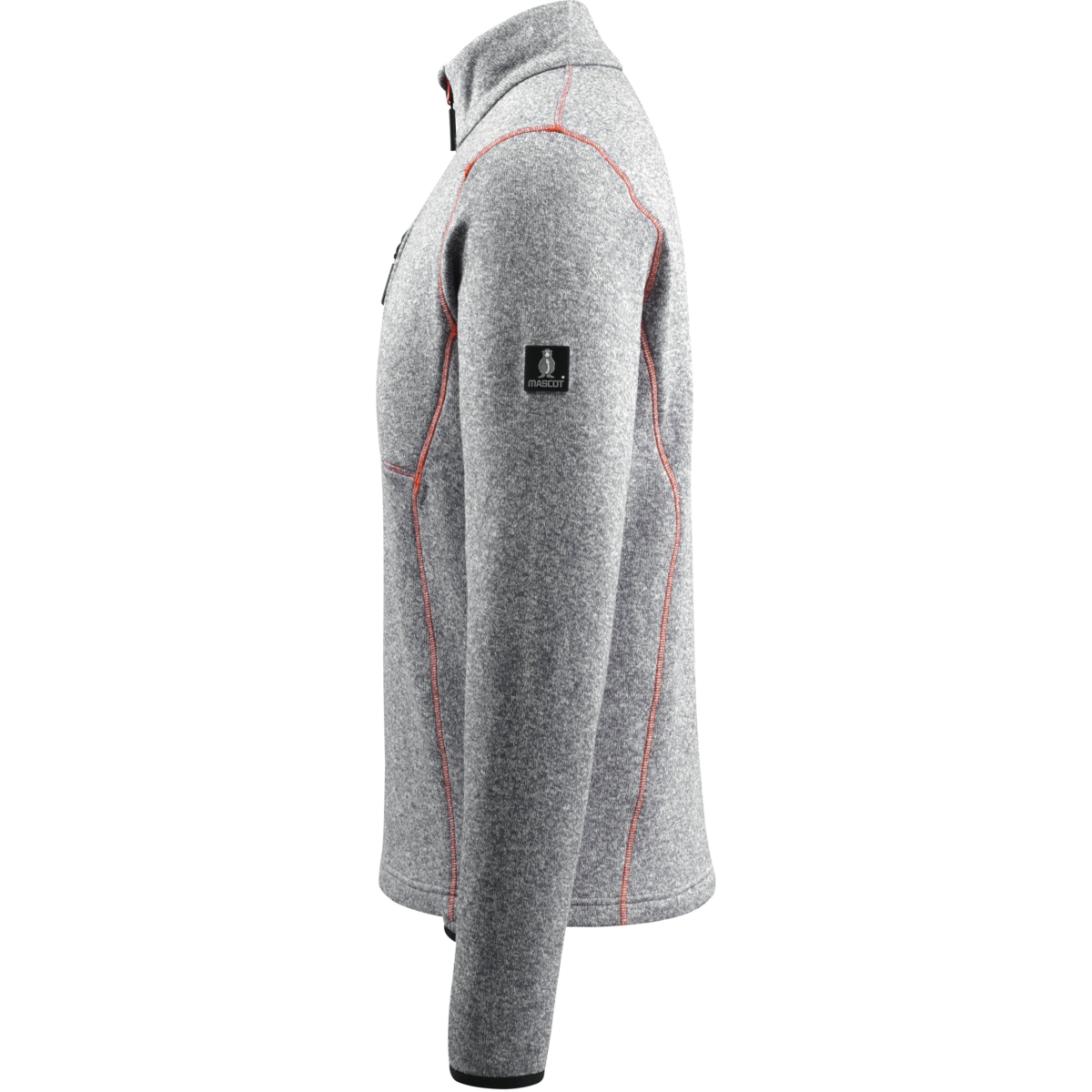 半拉链针织套衫