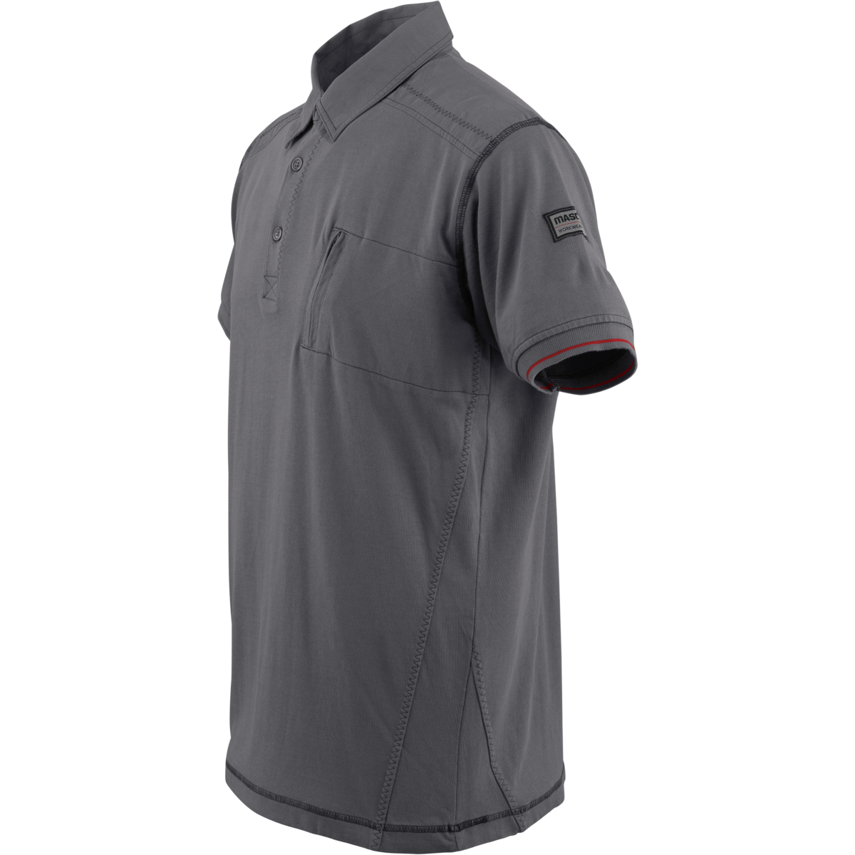 带胸袋的 Polo 衫