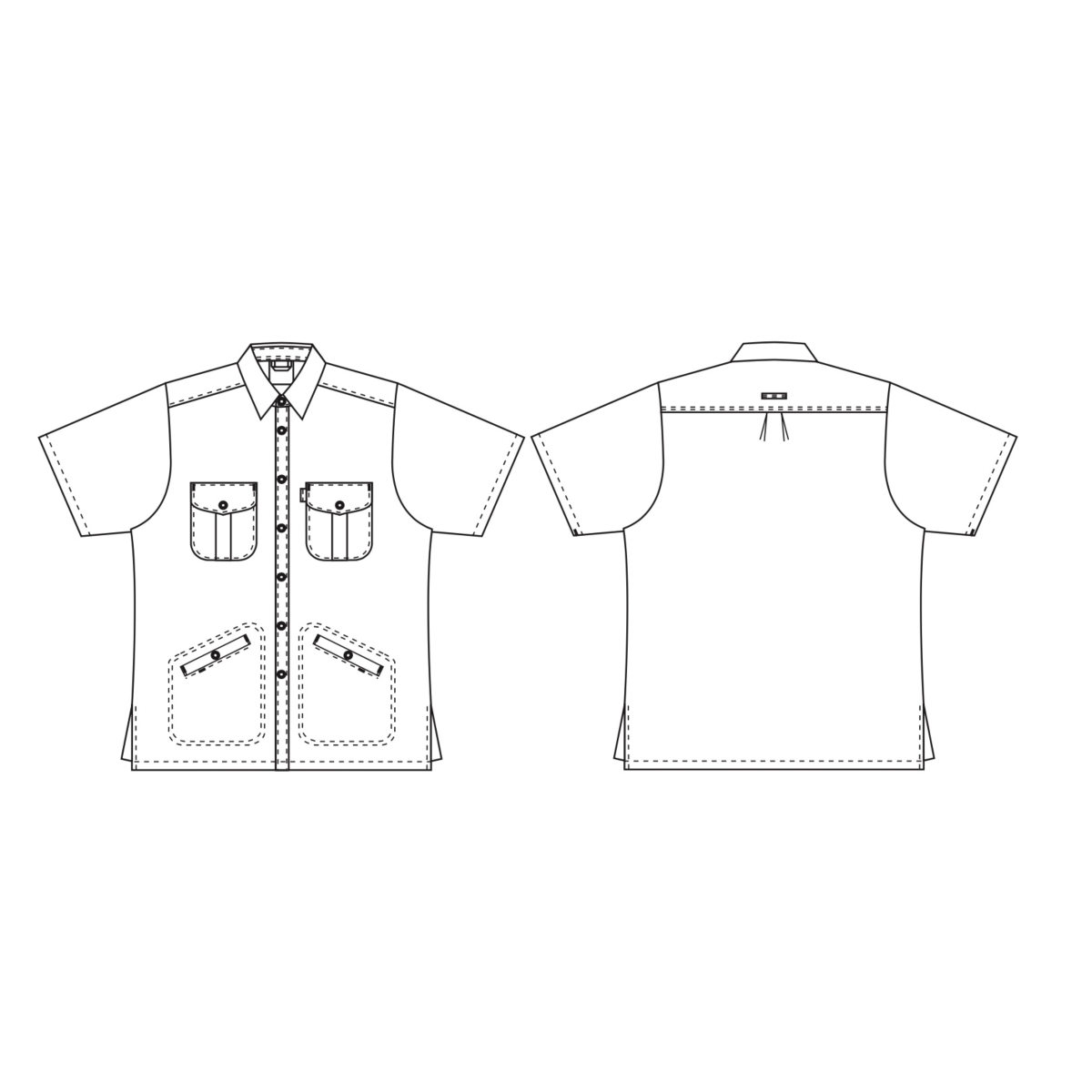 男女通用的束腰外衣/衬衫，新鲜