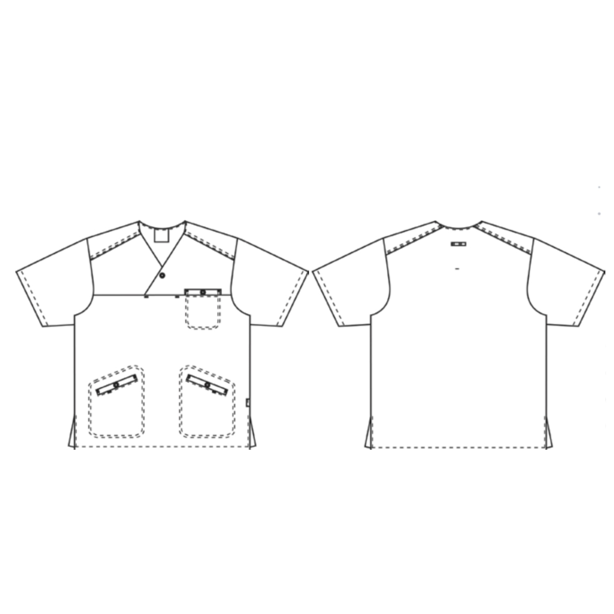 休闲男女通用罩衫，清新