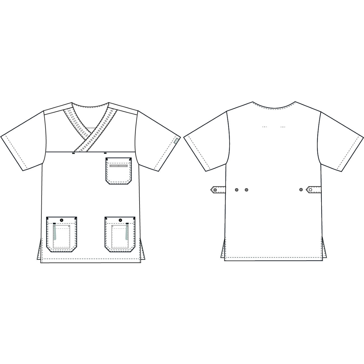 男女通用罩衫，自然