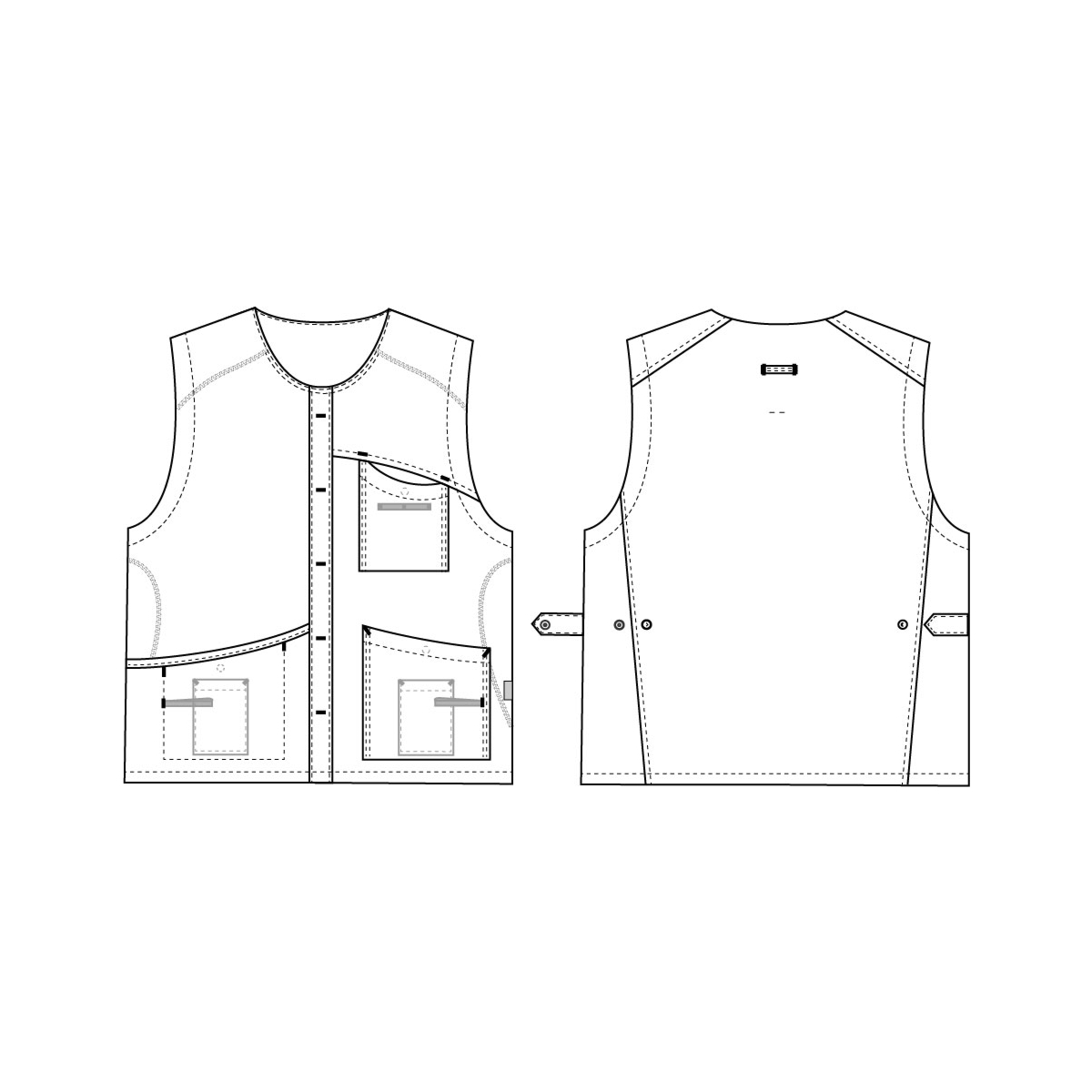 男女通用运动背心