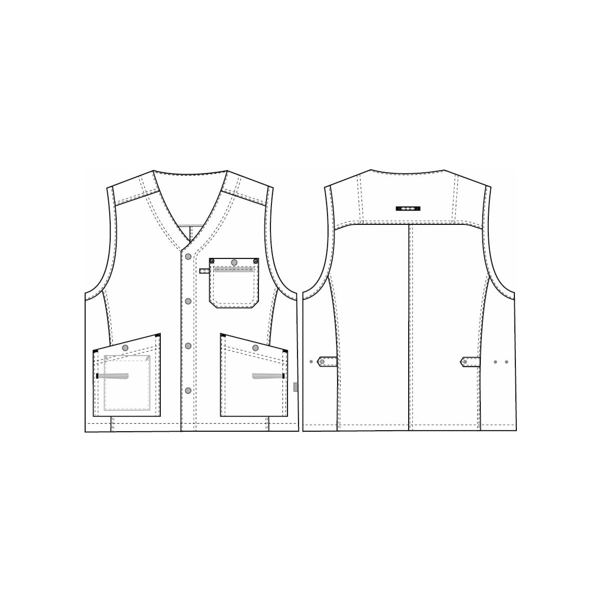 男女通用背心，超酷