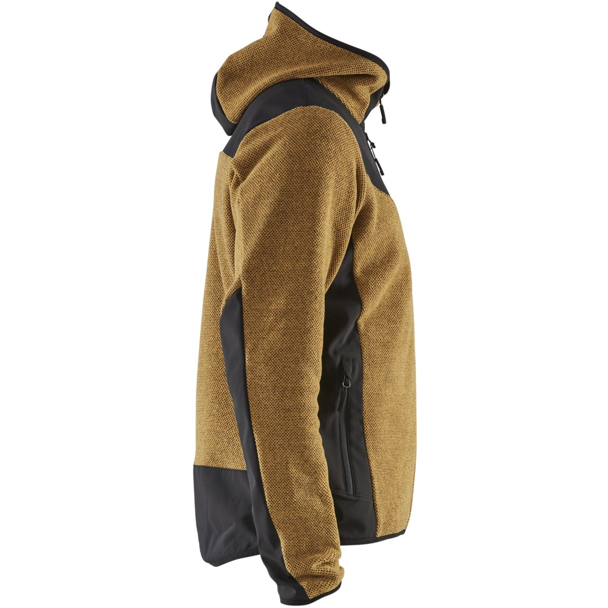 带软壳的针织夹克