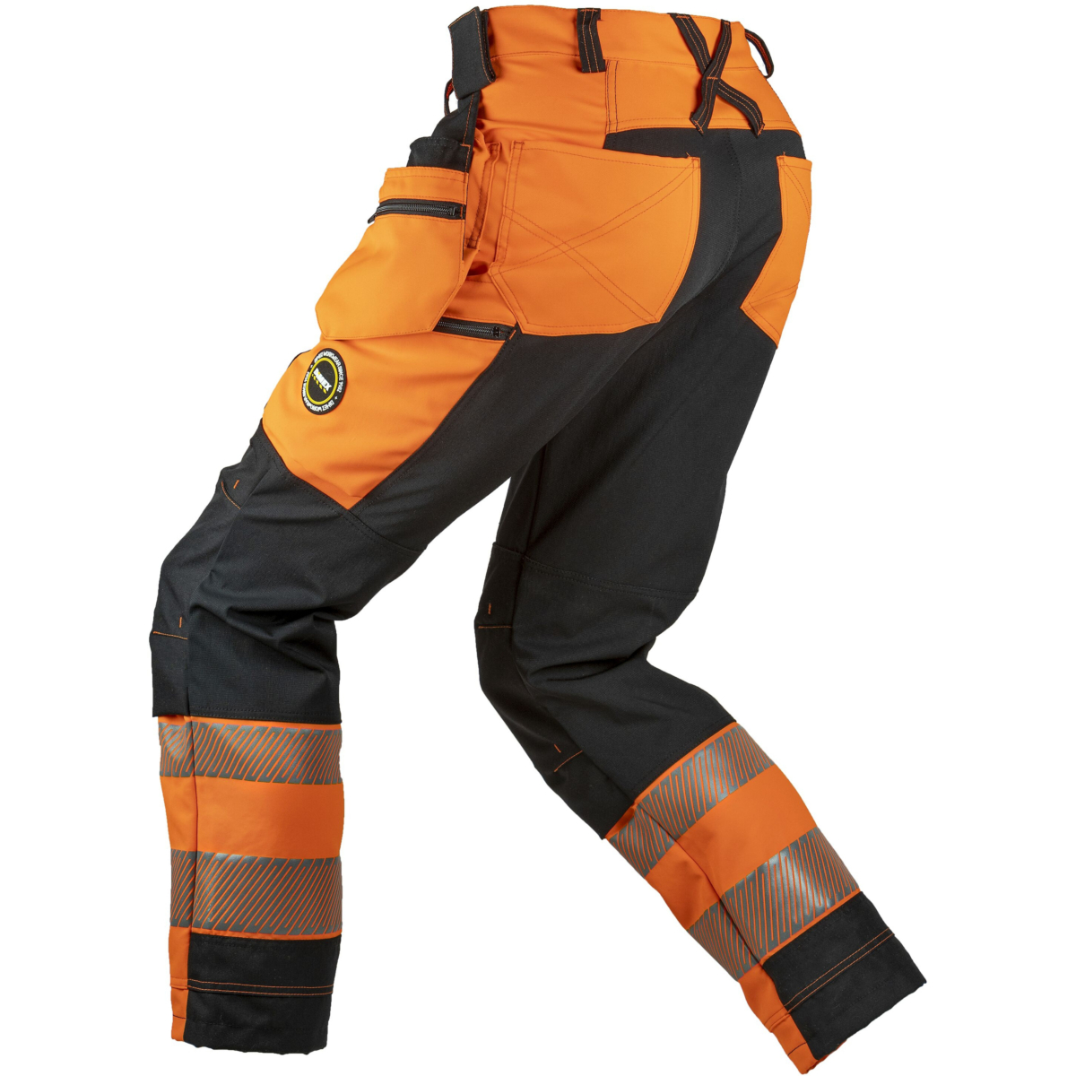 带挂袋的超弹力长裤 6085