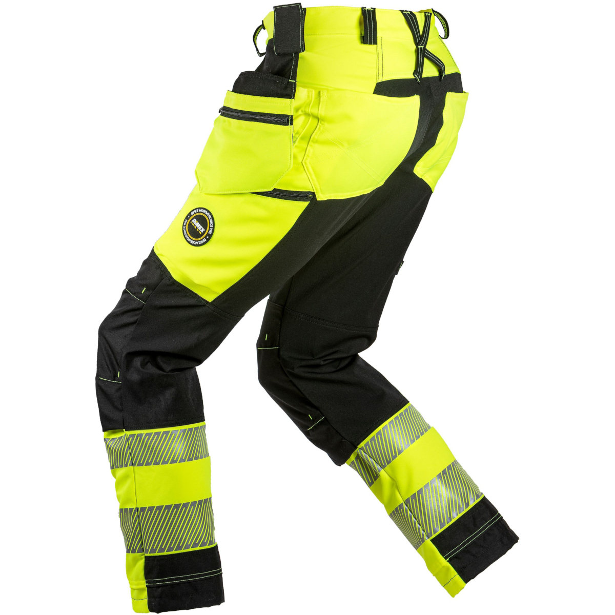 带挂袋超弹力长裤 6085Y