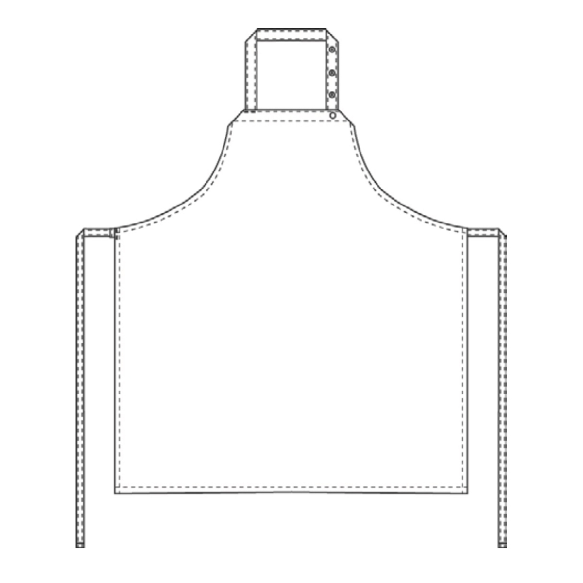 无口袋围裙，全身