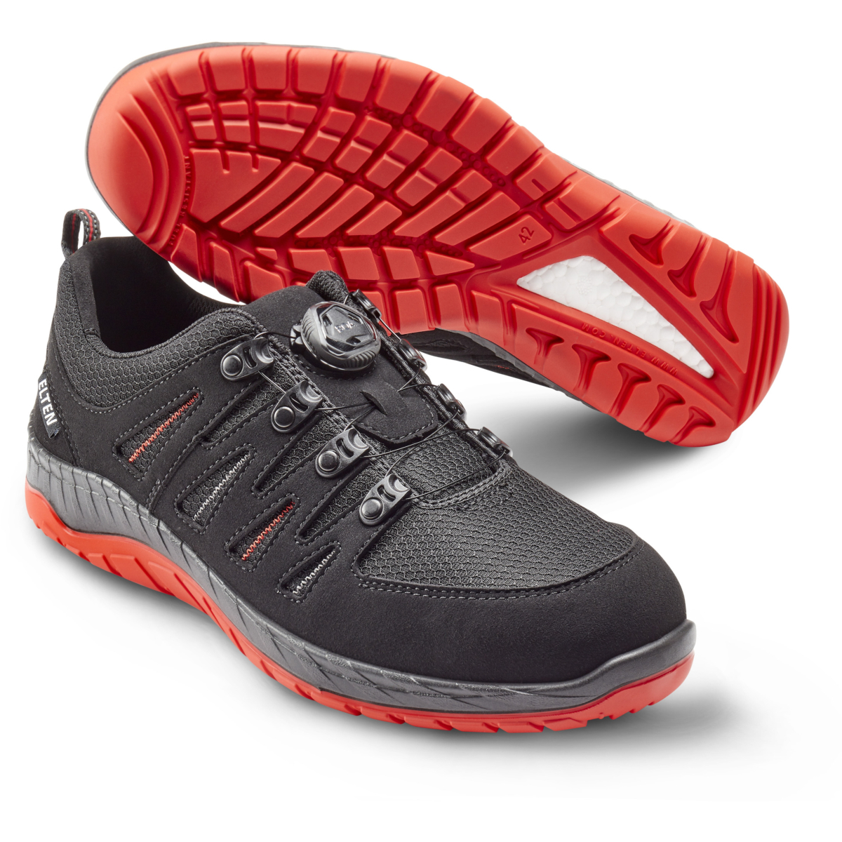 729151 Maddox BOA® 黑红低帮