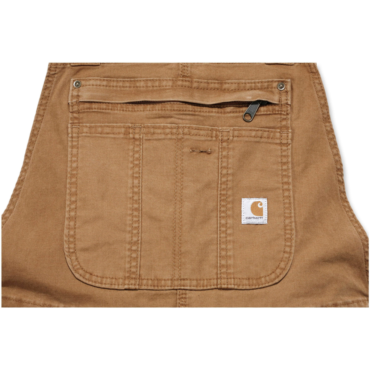 Rugged flex® 宽松帆布背带裤