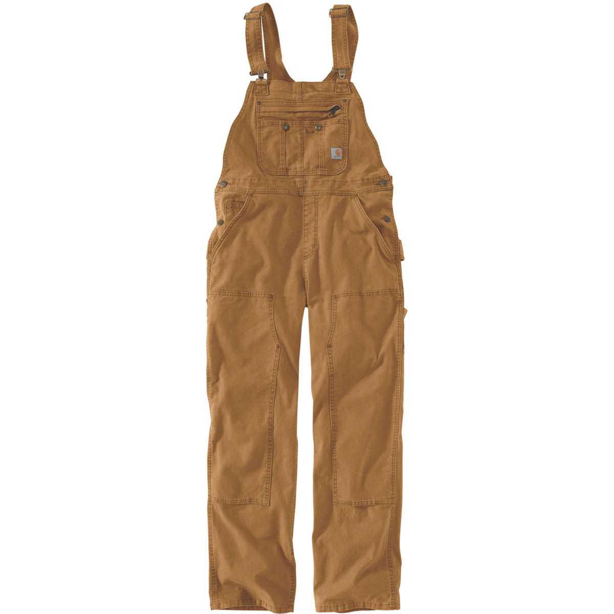 Rugged flex® 宽松帆布背带裤