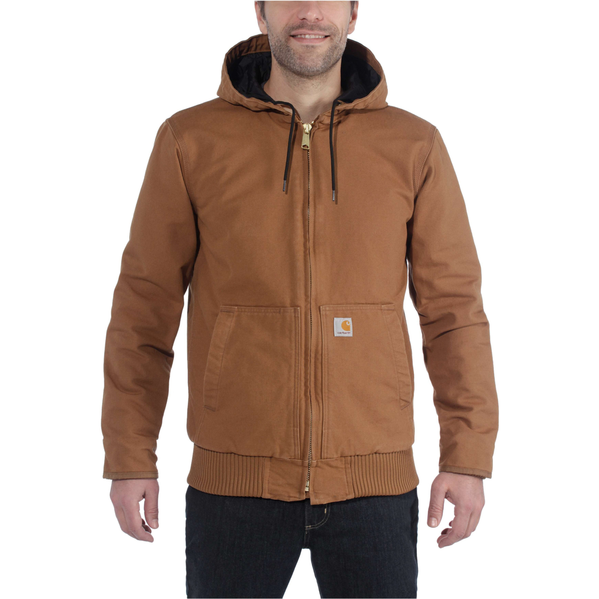 宽松水洗鸭绒保暖运动夹克