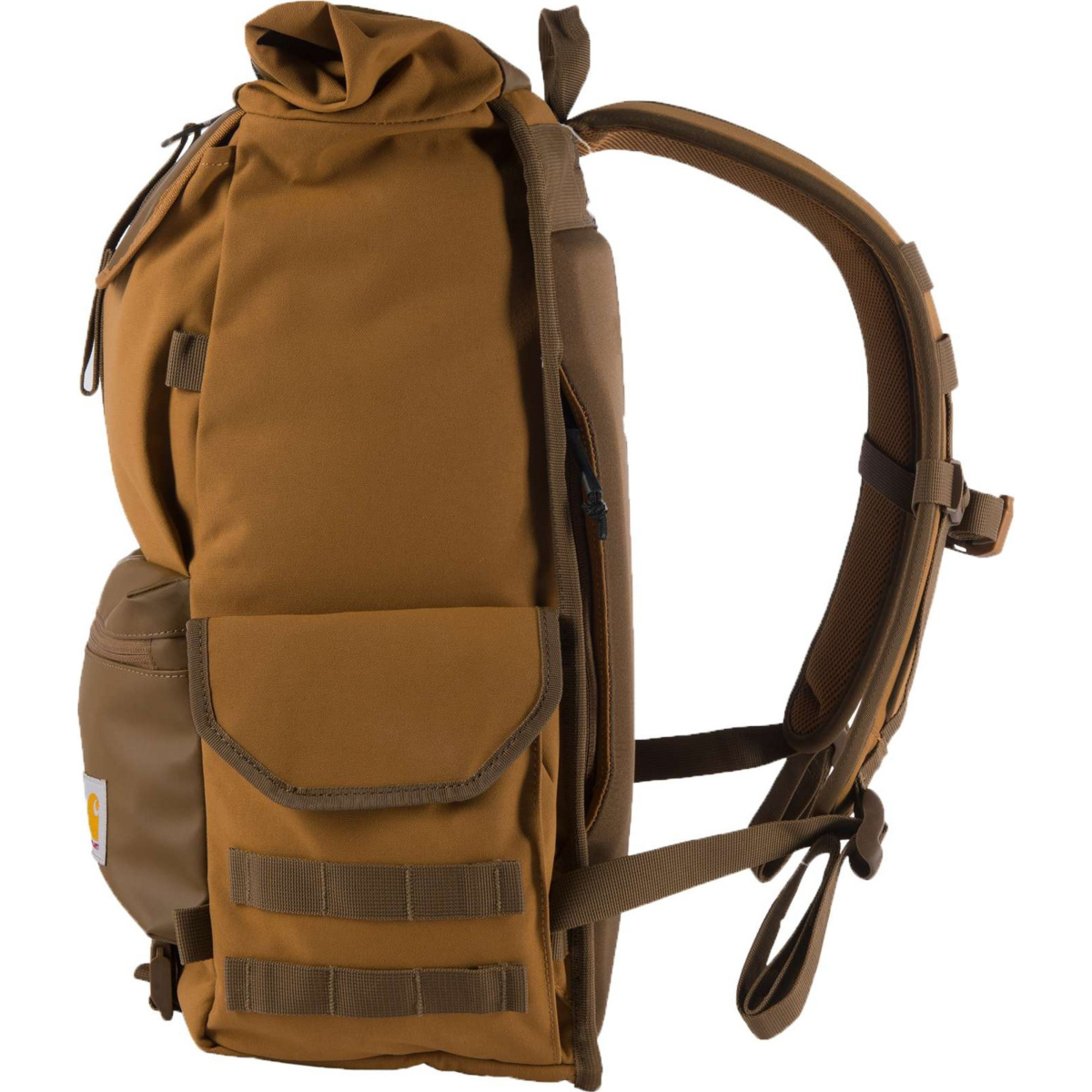 40L Nylon Roll-Top Backpack