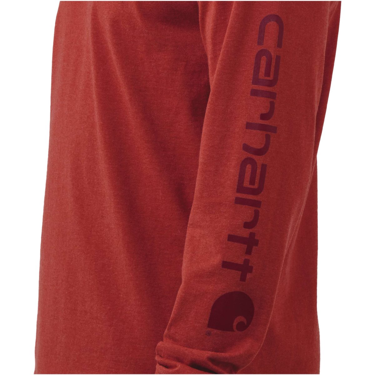 宽松版型重磅长袖徽标袖图案 T 恤