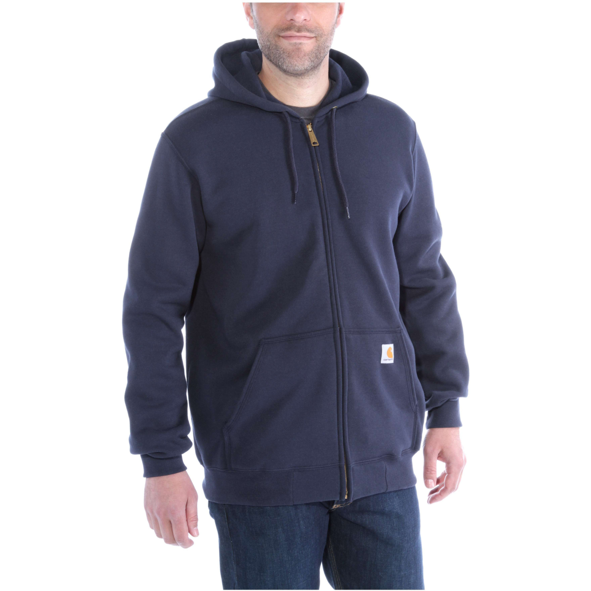 宽松中量全拉链运动衫