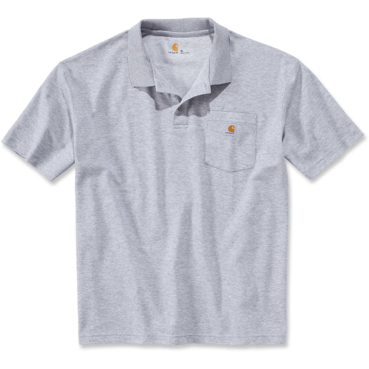 宽松中量短袖口袋 Polo 衫