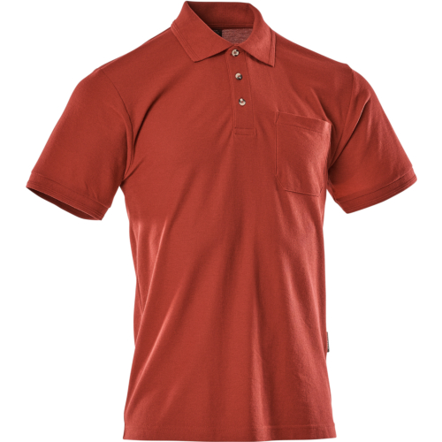 带胸袋的 Polo 衫