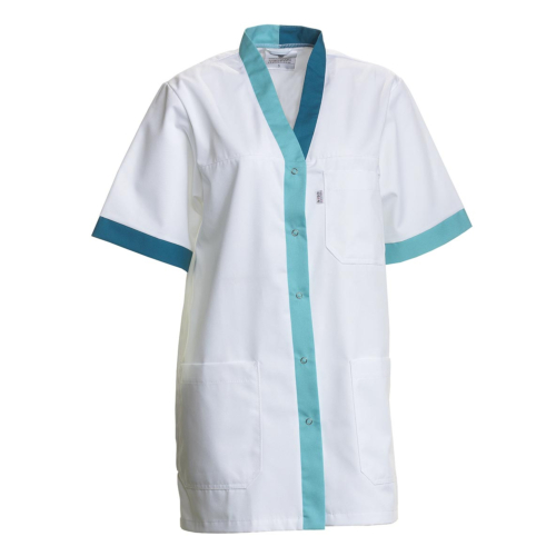 内里为棉质的束腰外衣，浅绿色