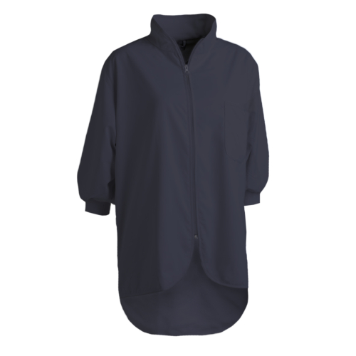 拉链开襟羊毛衫，3/4 袖，Move