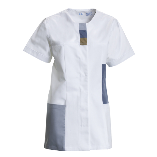 女式束腰外衣，拼贴画