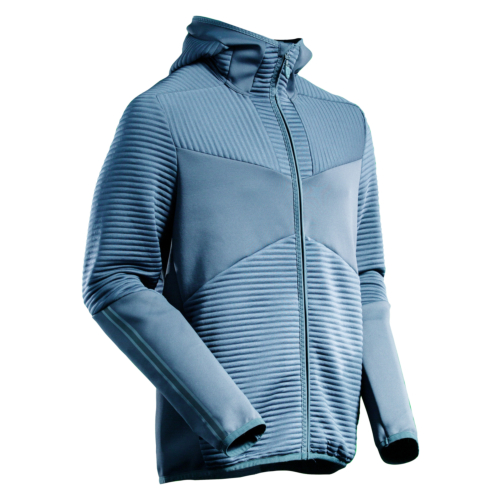 拉链羊毛连帽衫