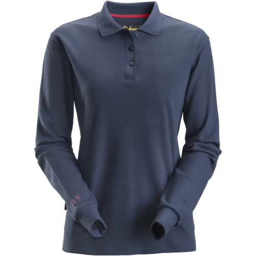 女士长袖 Polo 衫