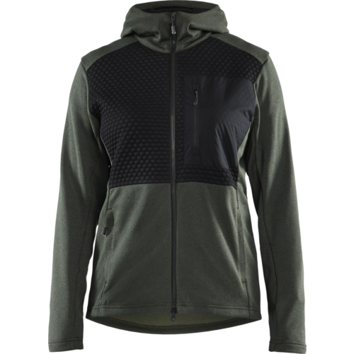 3542 女士连帽衫，全长拉链