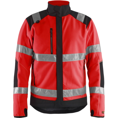 高能见度防风羊毛夹克