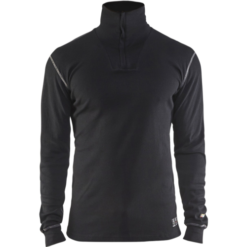 阻燃内衣上半拉链