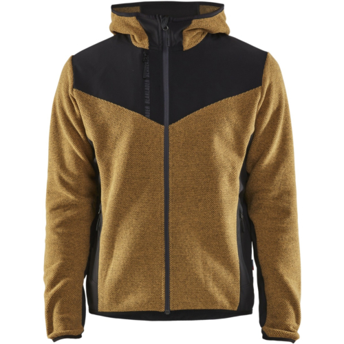 带软壳的针织夹克