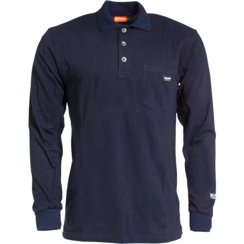 阻燃 Polo 衫，长袖