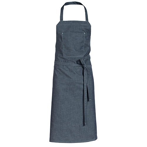 带内袋的围裙，全身