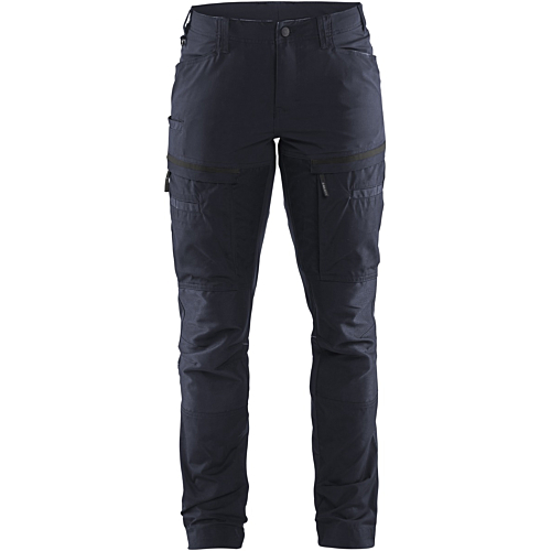 女式弹力工作裤